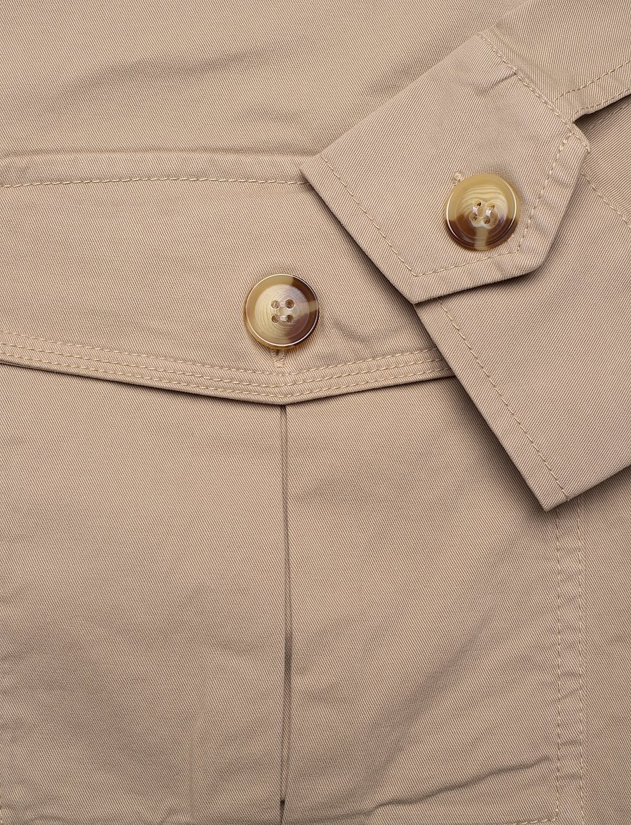 Oscar Jacobson - Safari Shirt Jacket - leichte jacken - dusty beige - 3