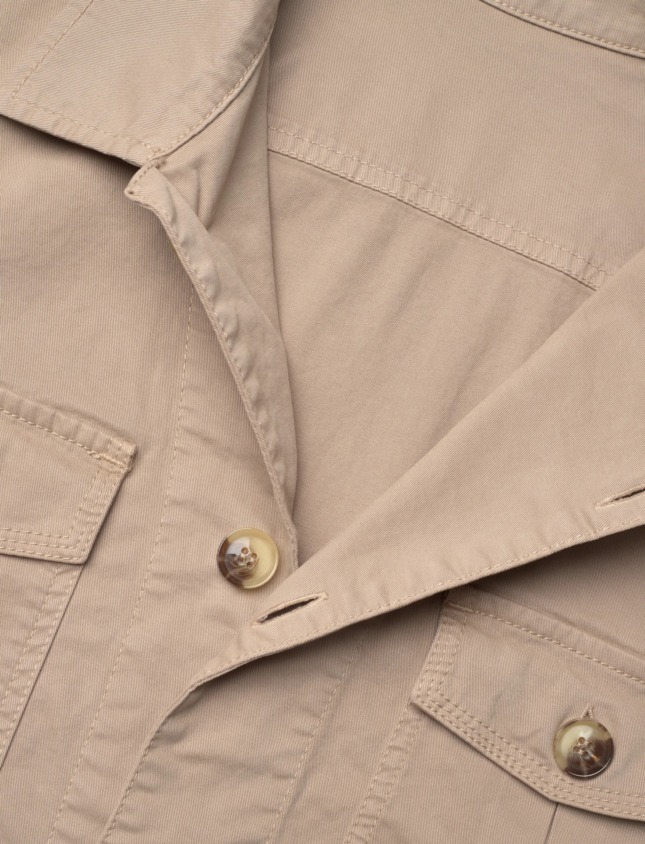 Oscar Jacobson - Safari Shirt Jacket - tunna jackor - dusty beige - 2