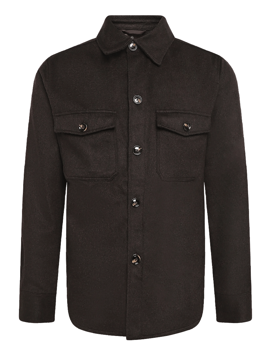 Oscar Jacobson - Maverick Shirt Jacket - winterjacken - brick beige - 0