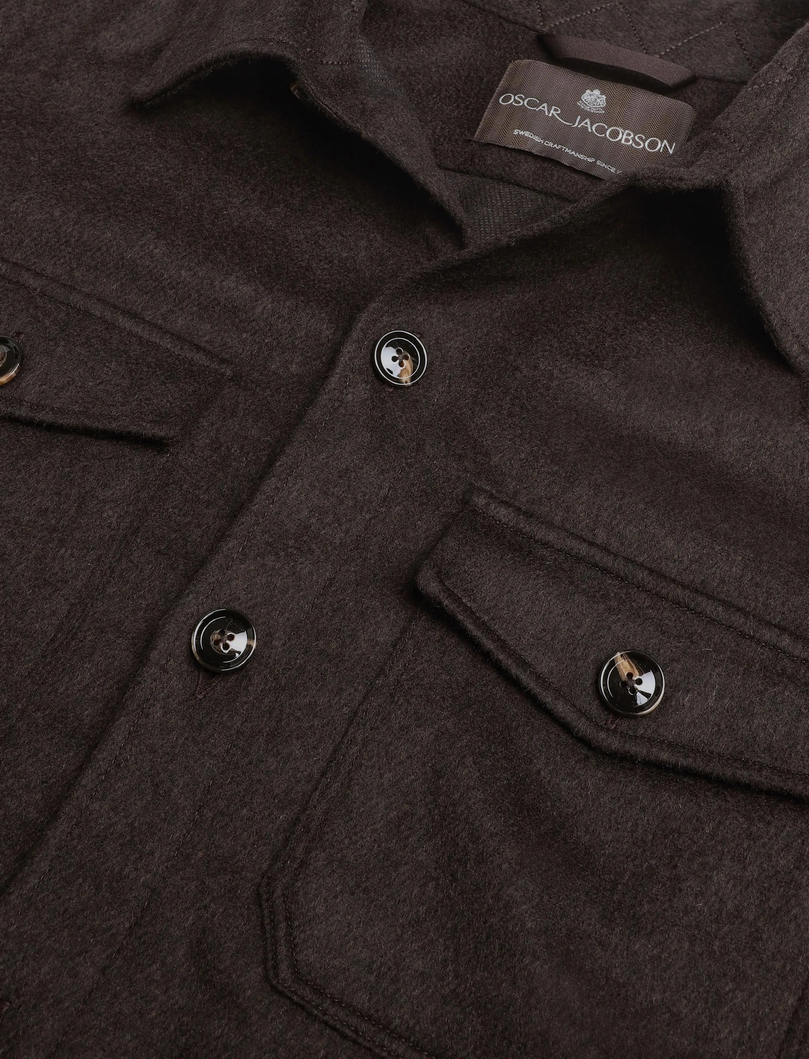 Oscar Jacobson - Maverick Shirt Jacket - brick beige - 2