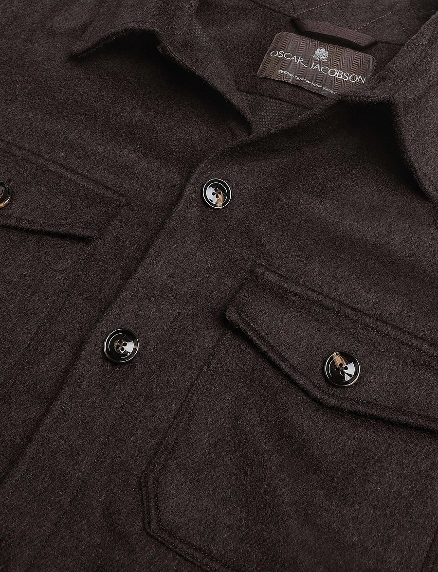 Oscar Jacobson - Maverick Shirt Jacket - winterjacken - brick beige - 2