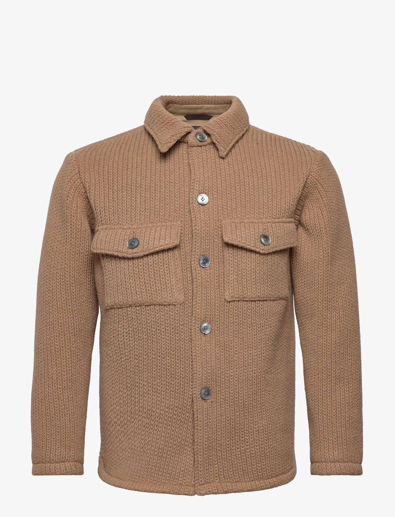 Oscar Jacobson - Milron Shirt Jacket - basic skjortor - camel beige - 0
