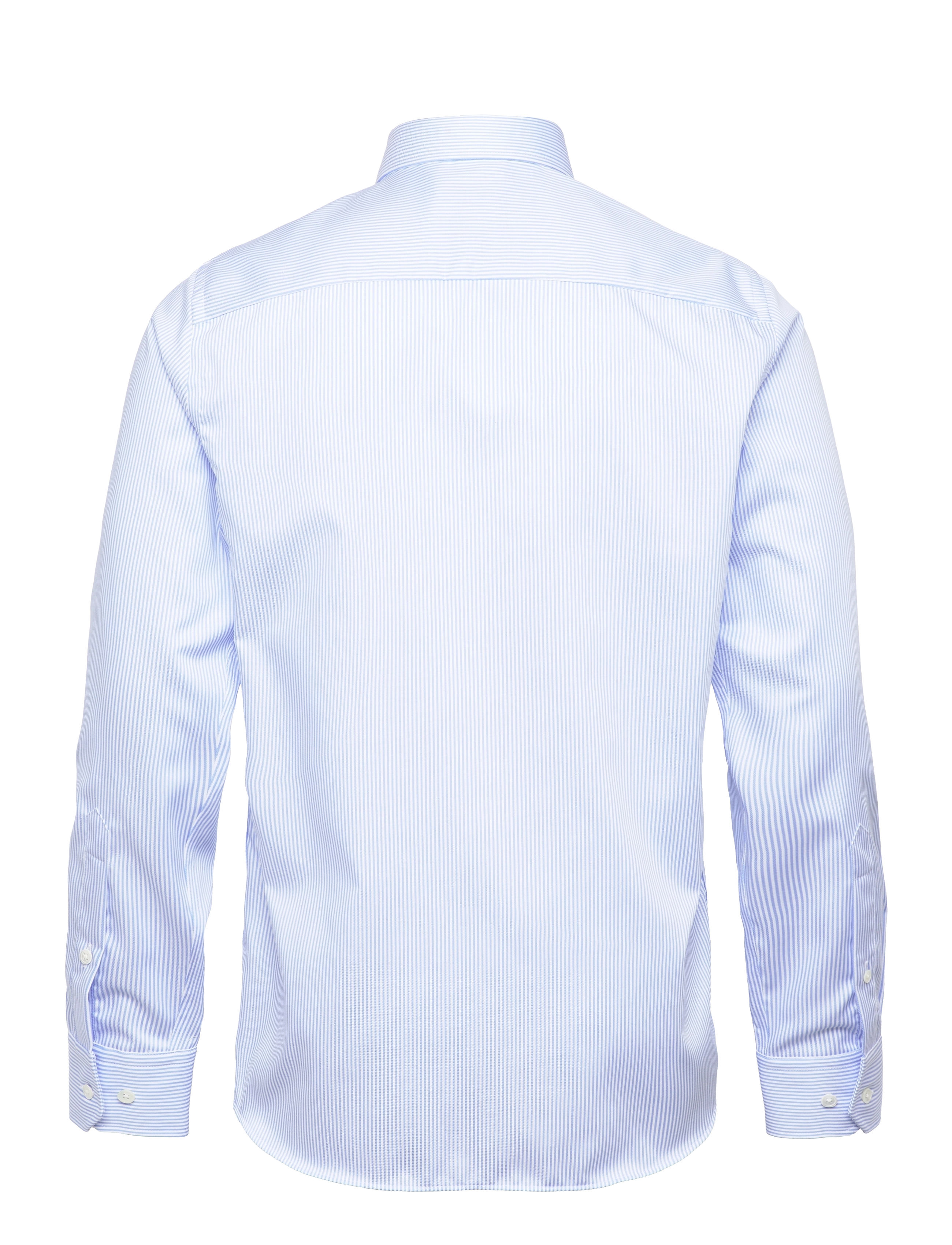 Oscar Jacobson - Slim Fit Cut Away Non Iron Banker Stripe - chemises basiques - light blue - 1