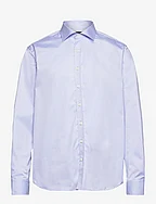 Reg Fit Cut Away Twill Shirt - LIGHT BLUE