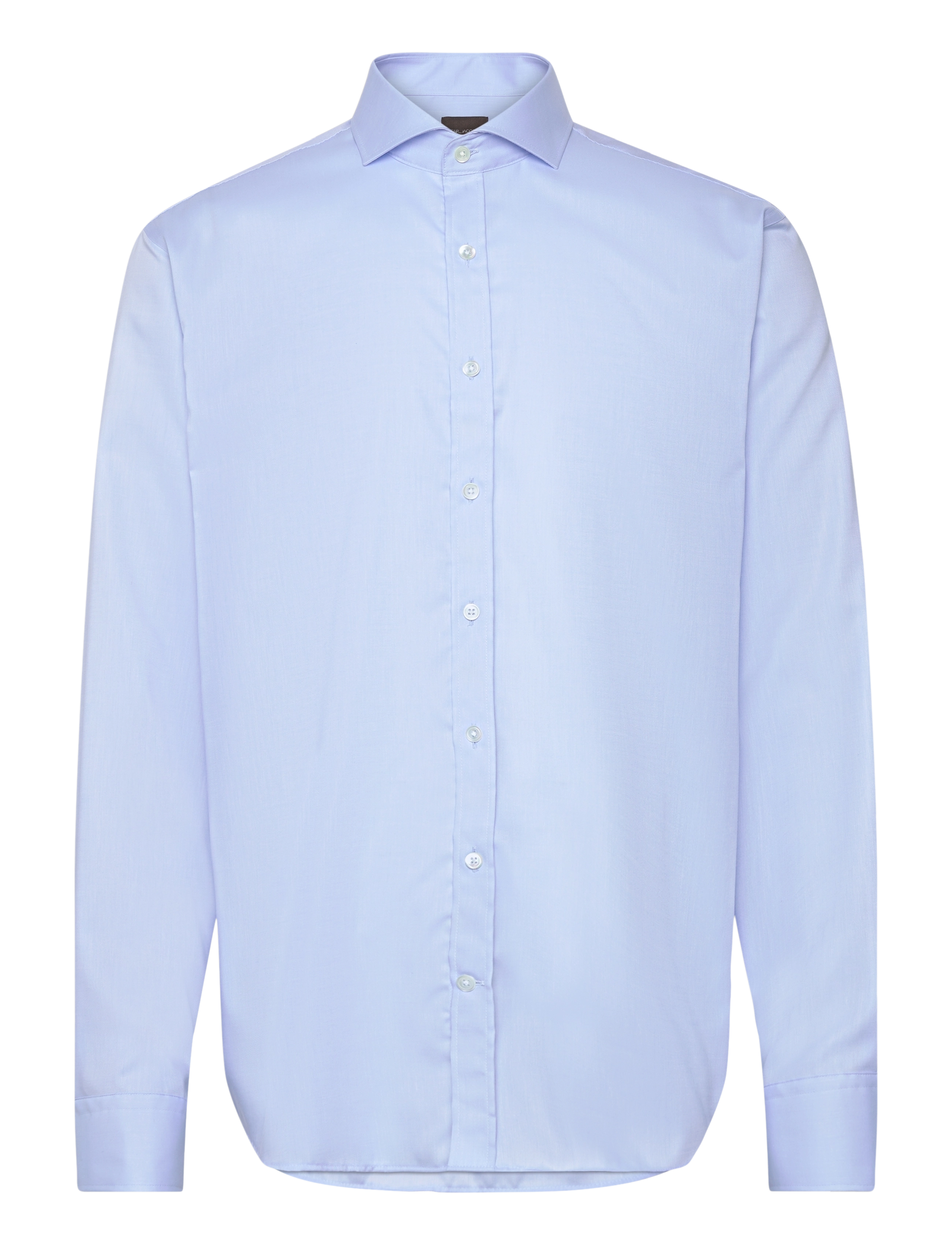 Oscar Jacobson Reg Fit Cut Away Non Iron Twill - Tøj - LIGHT BLUE / blue