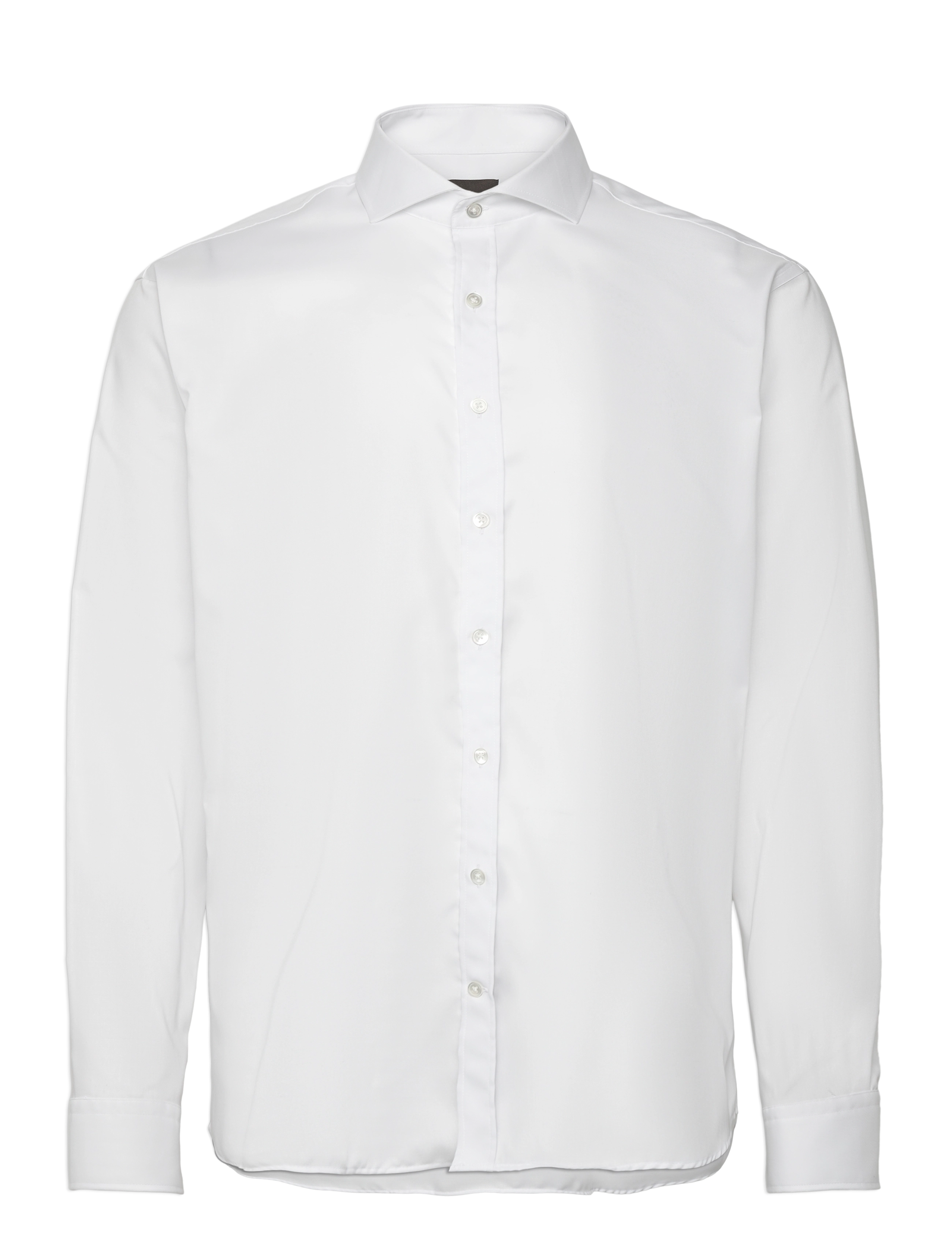 Oscar Jacobson - Reg Fit Cut Away Non Iron Twill - podstawowe koszulki - optical white - 0