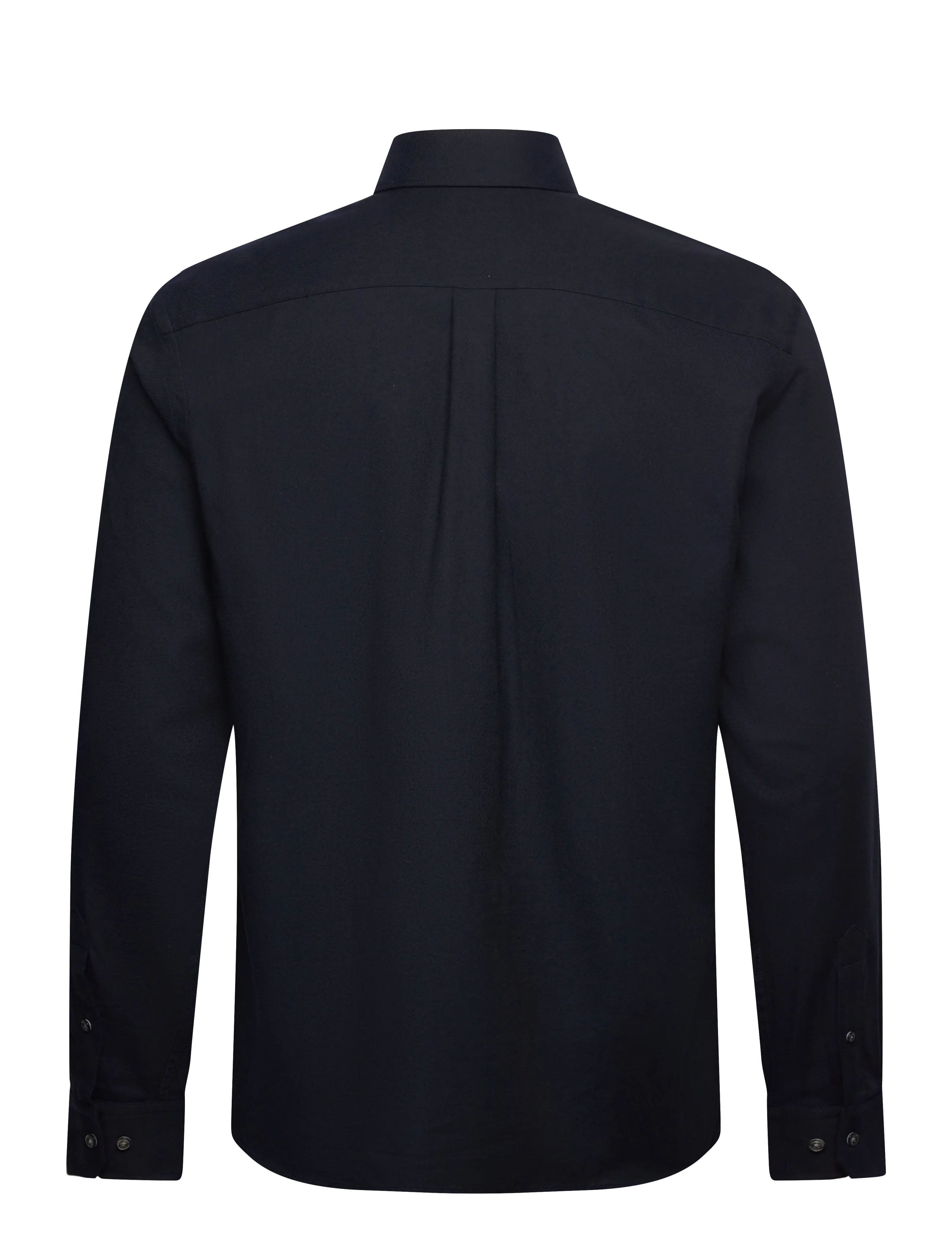 Oscar Jacobson - Reg Fit Cut Away Brushed Flannel - flanellsärgid - navy - 1