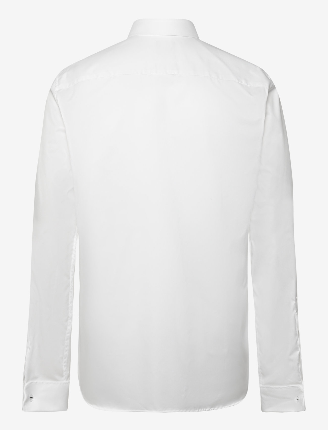 Oscar Jacobson - Slim Fit Cut Away Double Cuff Shirt - basic shirts - optical white - 1