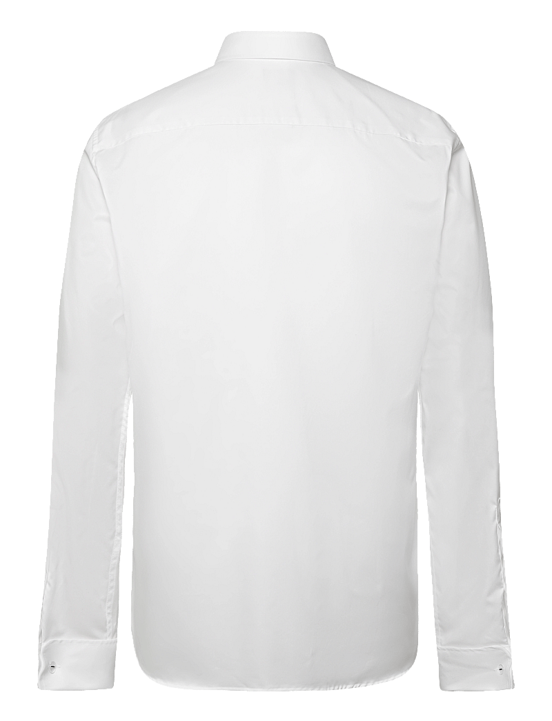 Oscar Jacobson - Slim Fit Cut Away Double Cuff Shirt - basic shirts - optical white - 1