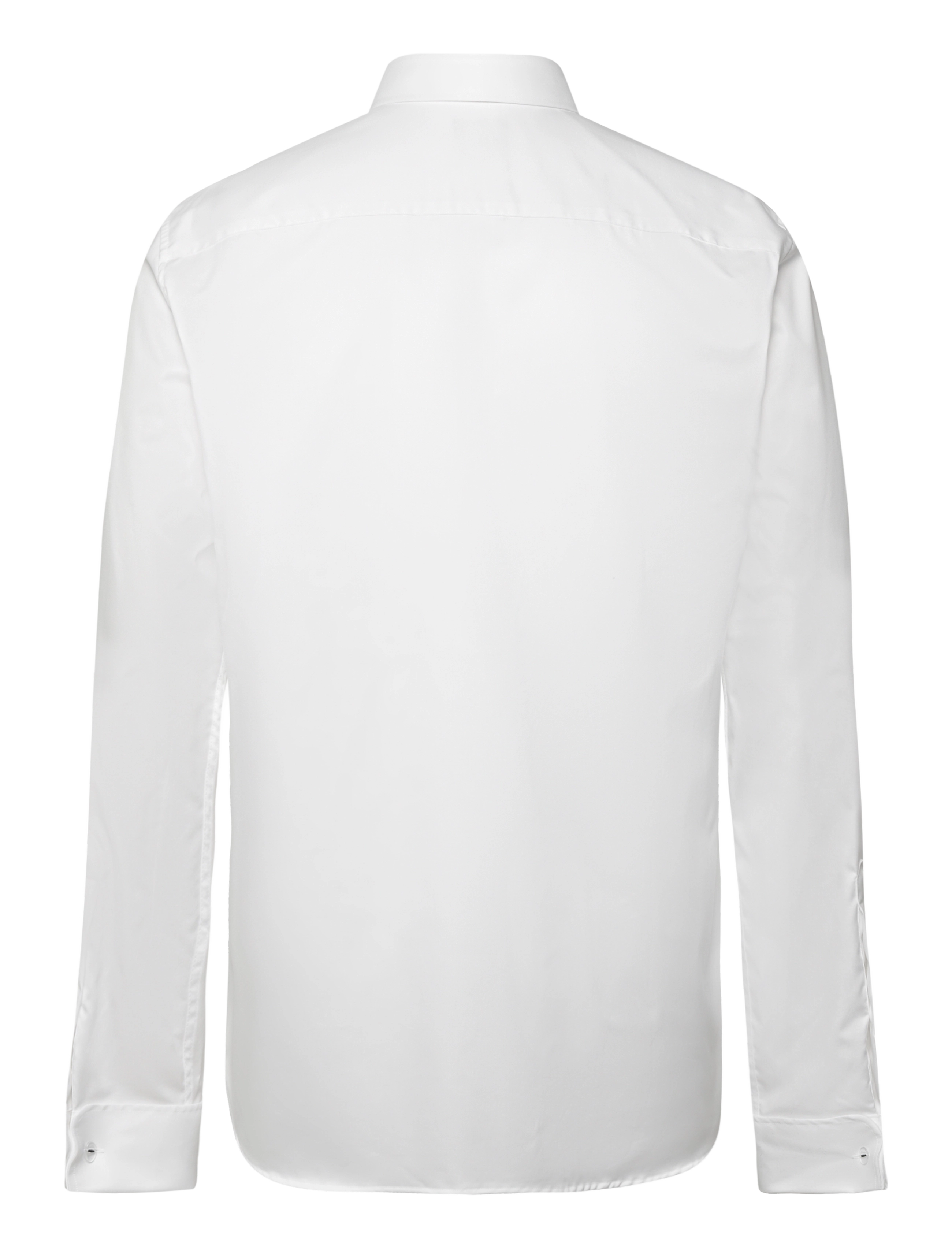 Oscar Jacobson - Slim Fit Cut Away Double Cuff Shirt - optical white - 1