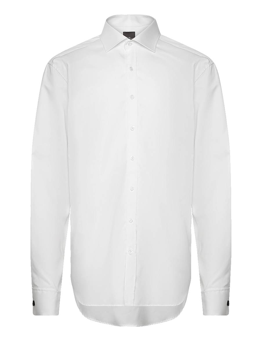 Oscar Jacobson - Reg Fit Cut Away Double Cuff - optical white - 0