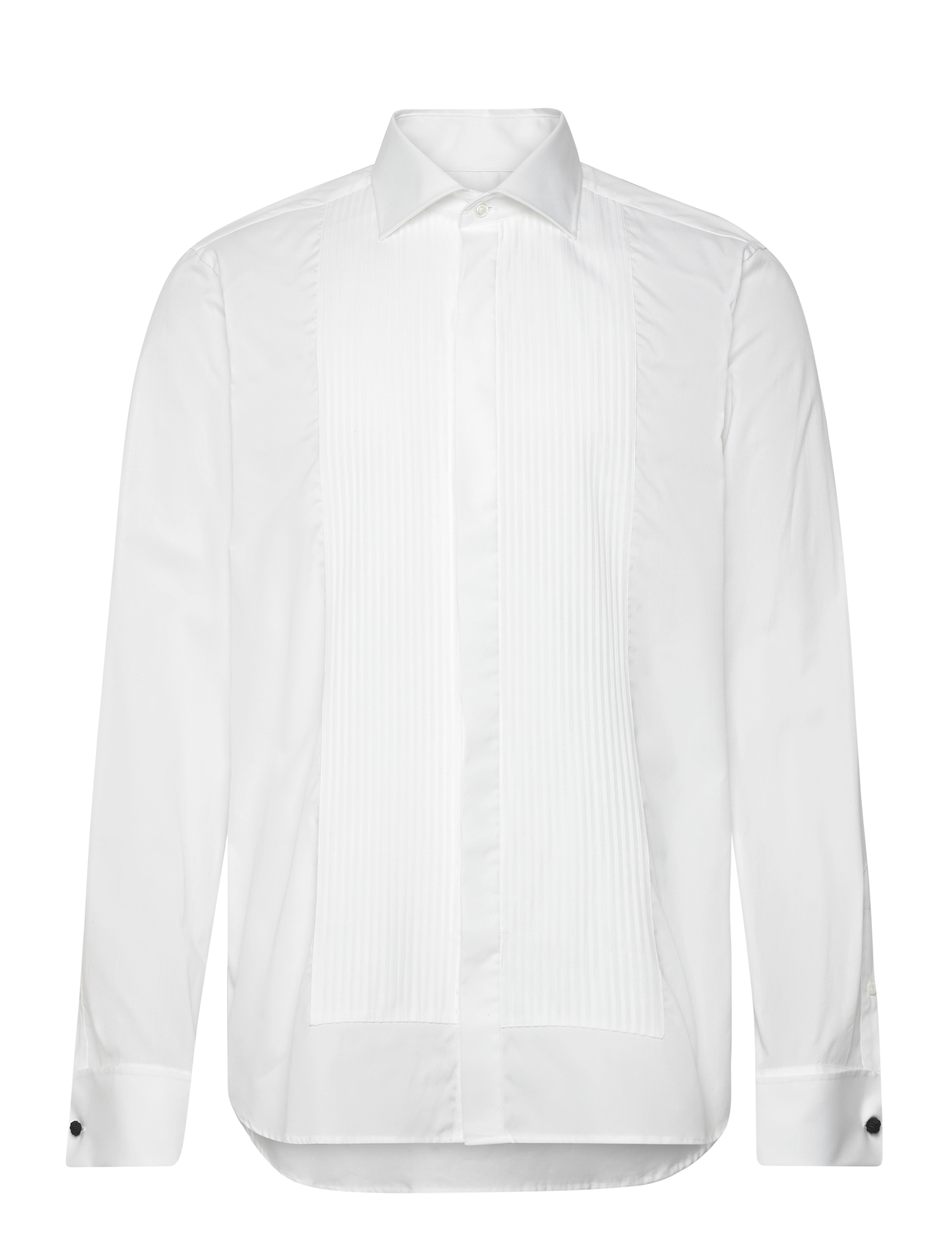 Oscar Jacobson Slim Fit Cut Away Tuxedo Double Cuff Shirt - Smokingskjorter - OPTICAL WHITE / white