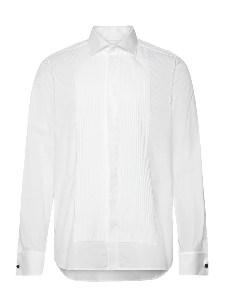 Oscar Jacobson - Slim Fit Cut Away Tuxedo Double Cuff Shirt - basic-hemden - optical white - 1