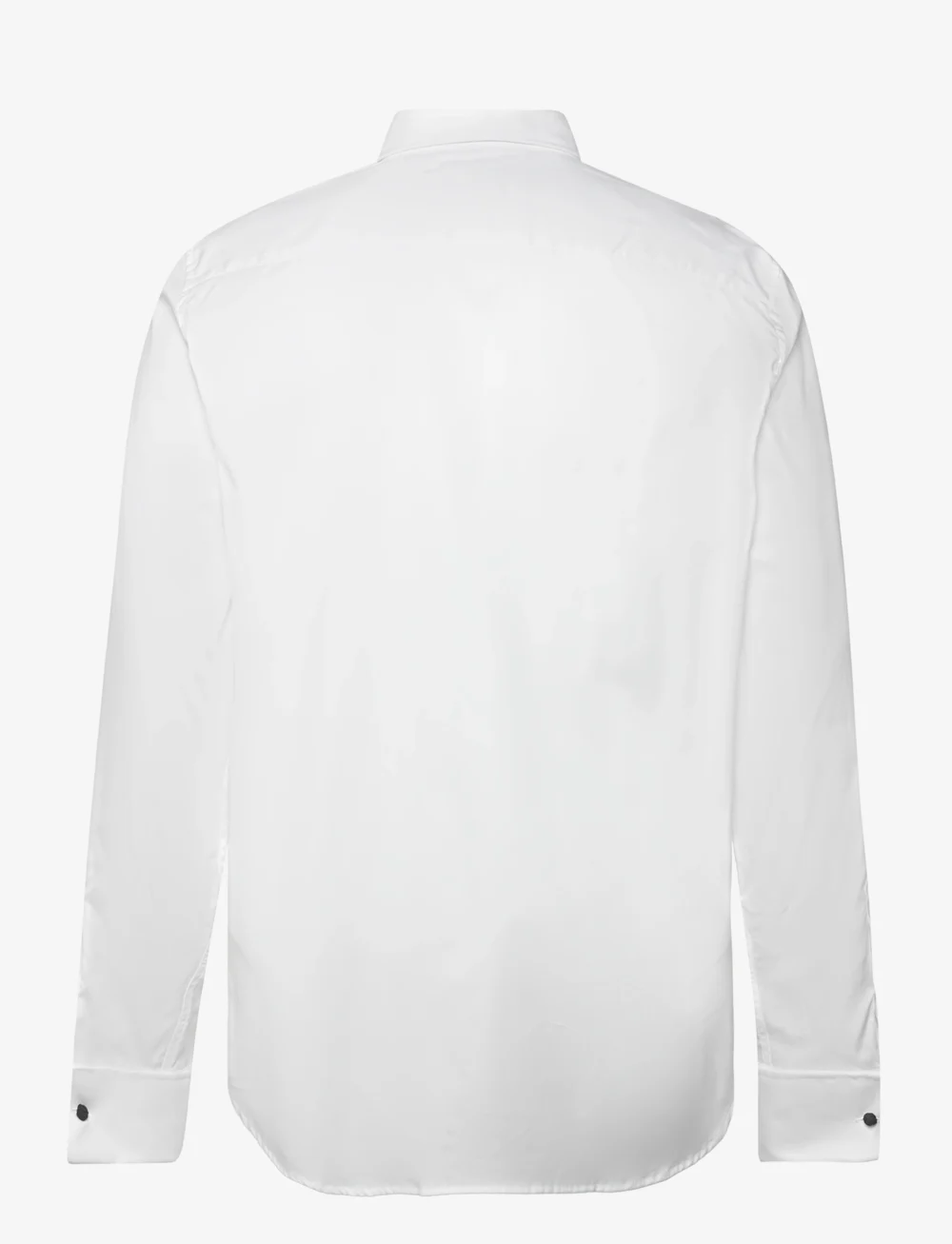 Oscar Jacobson - Slim Fit Cut Away Tuxedo Double Cuff Shirt - basic shirts - optical white - 1