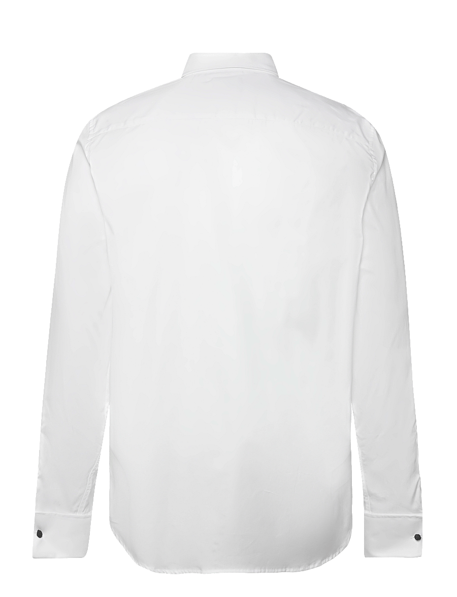Oscar Jacobson - Slim Fit Cut Away Tuxedo Double Cuff Shirt - basic-hemden - optical white - 2