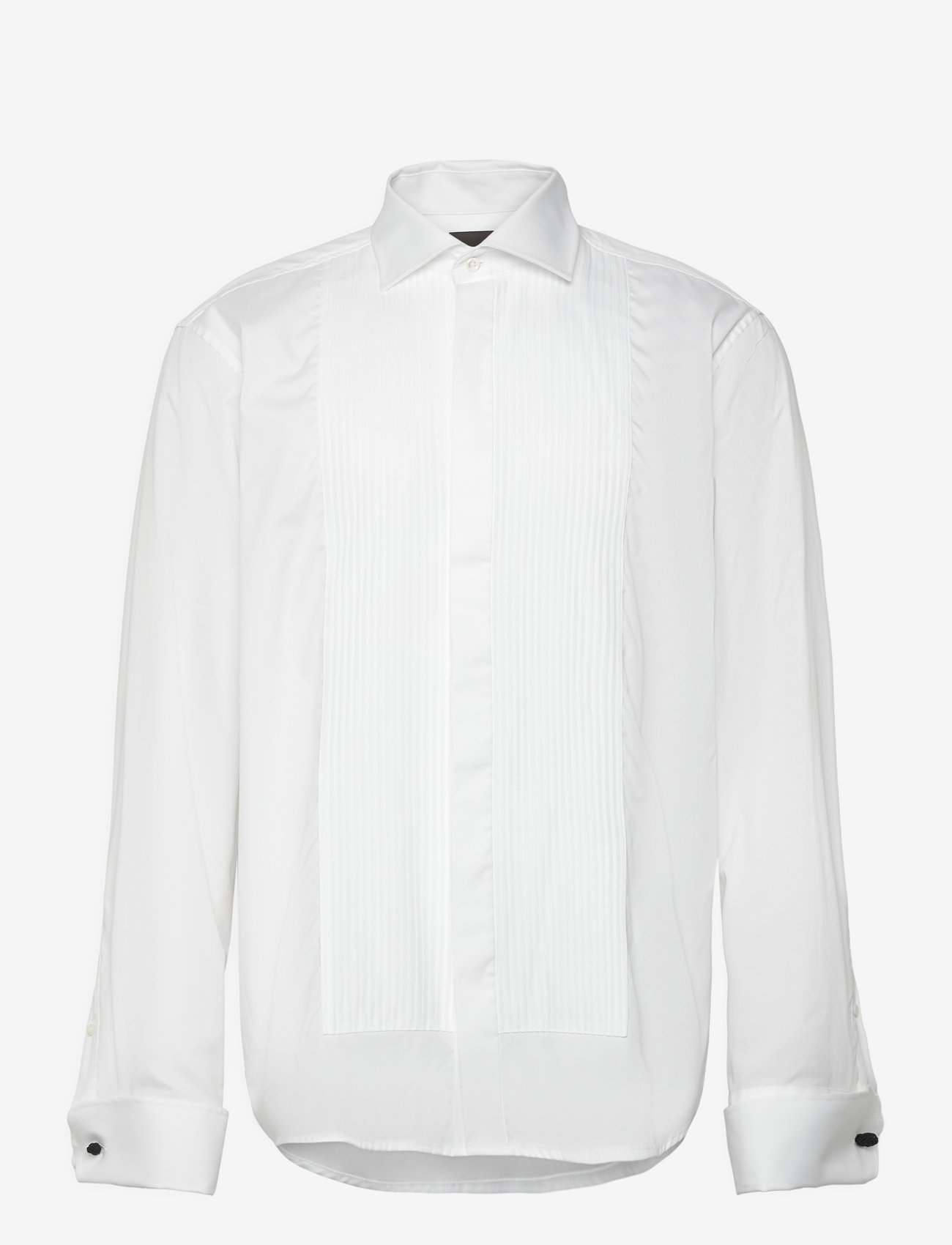 Oscar Jacobson - Reg Fit Cut Away Tuxedo Double Cuff Shirt - basic skjorter - optical white - 0