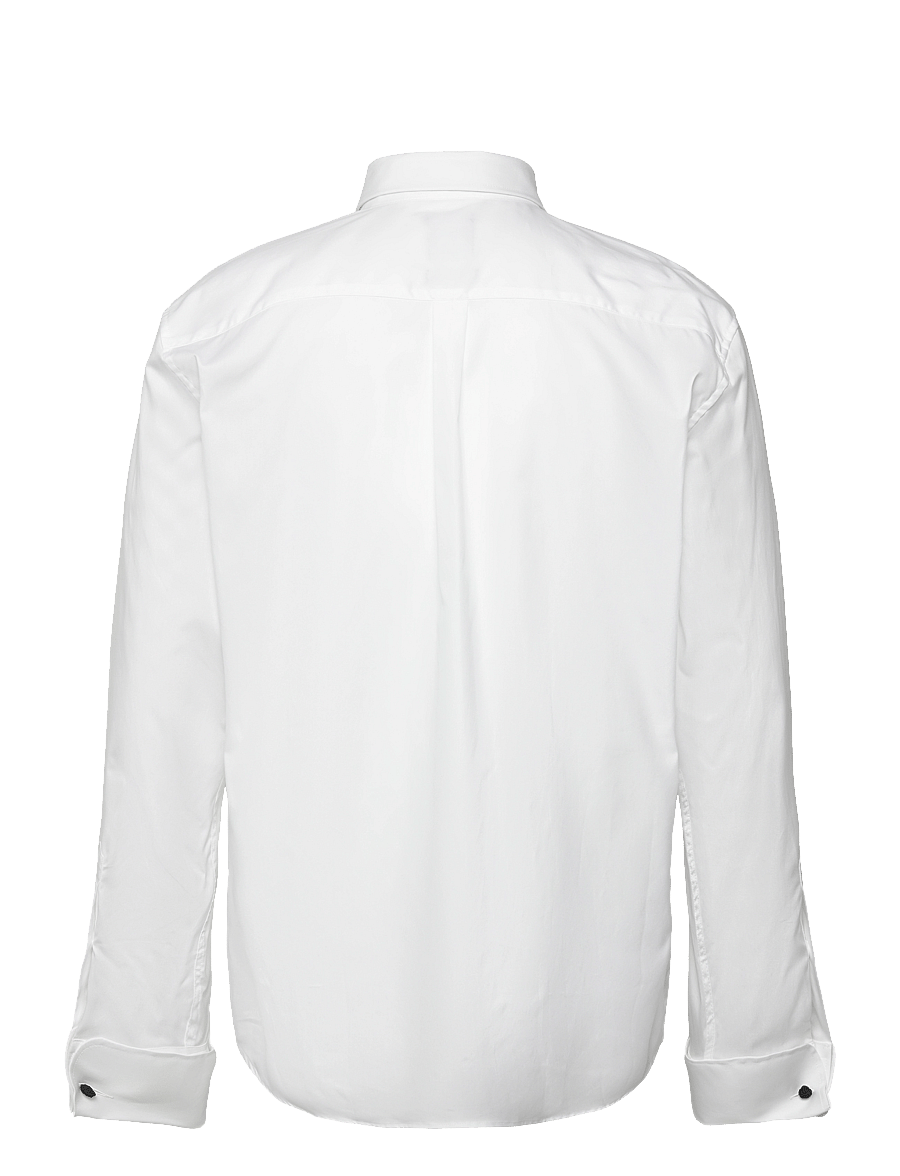 Oscar Jacobson - Reg Fit Cut Away Tuxedo Double Cuff Shirt - basic-hemden - optical white - 1