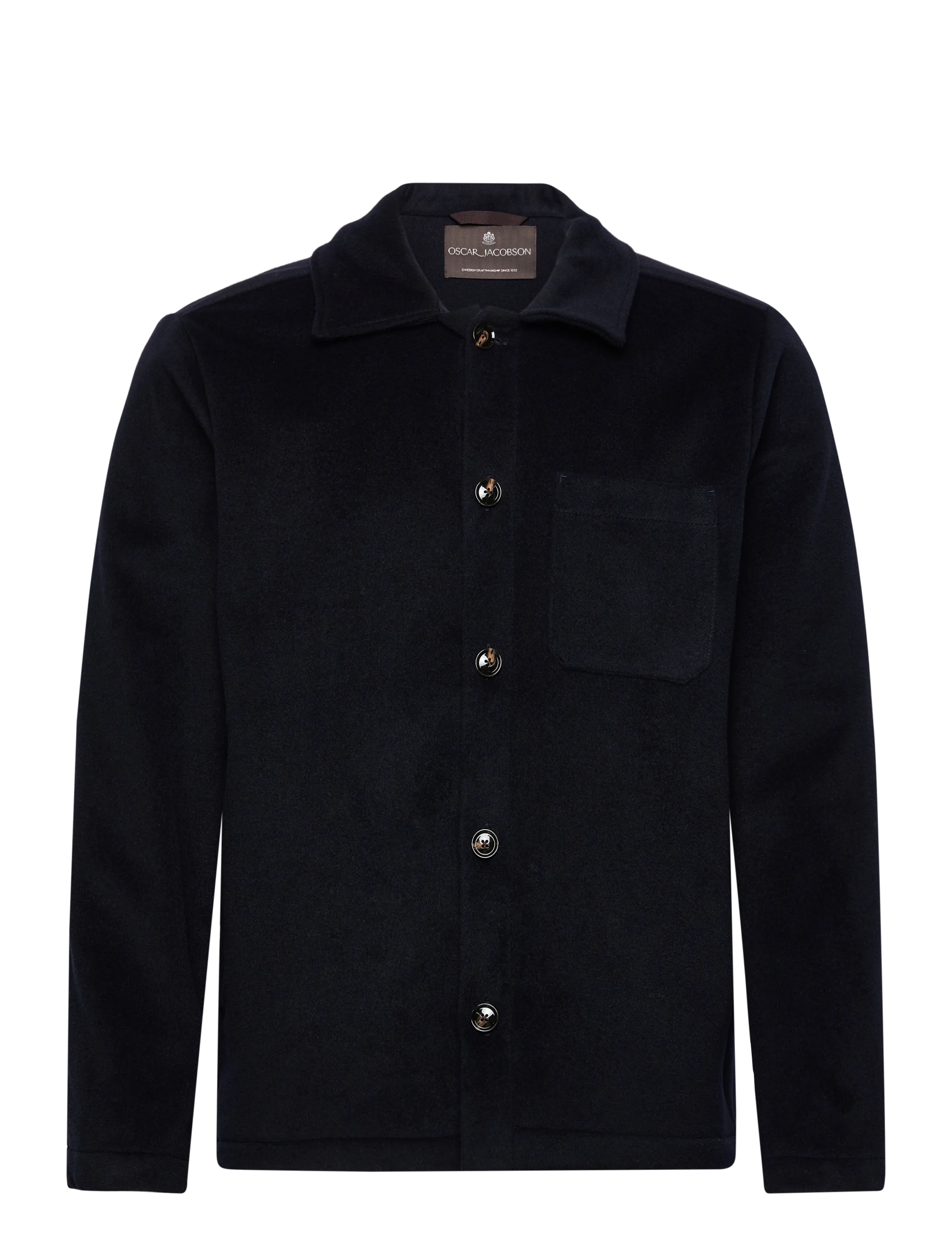 Oscar Jacobson - Maddan Shirt Jacket - cardigan - navy - 1