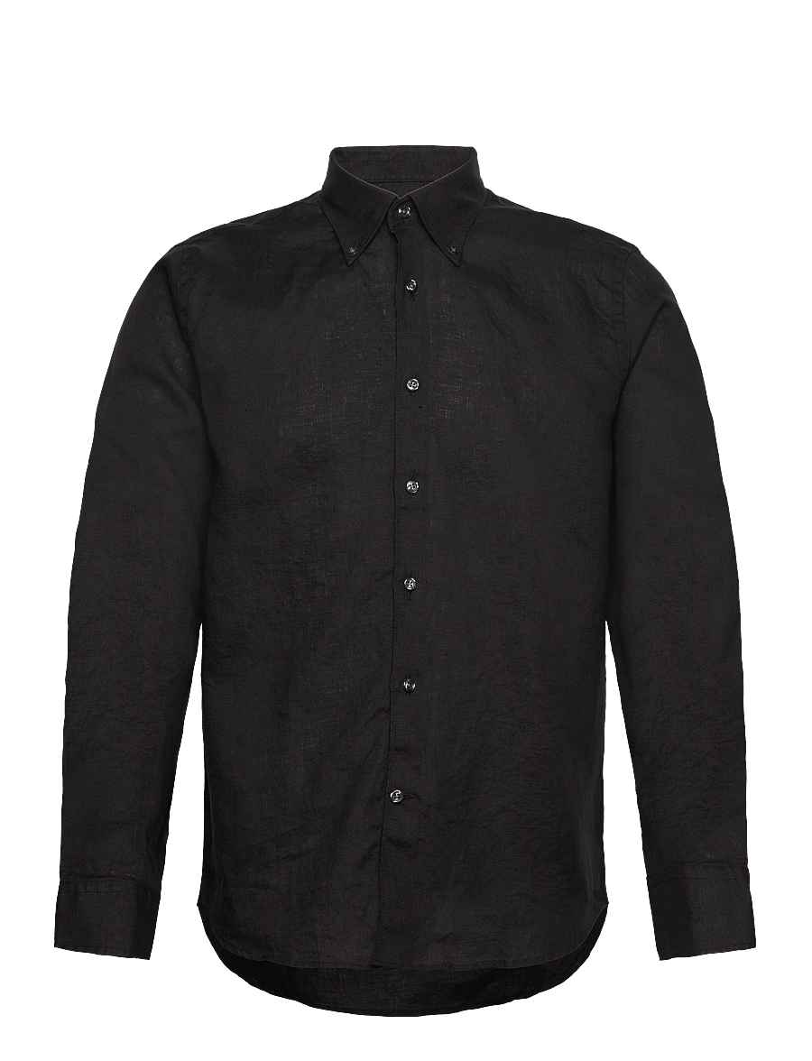 Oscar Jacobson - Reg Fit BD Signature Linen - black - 0