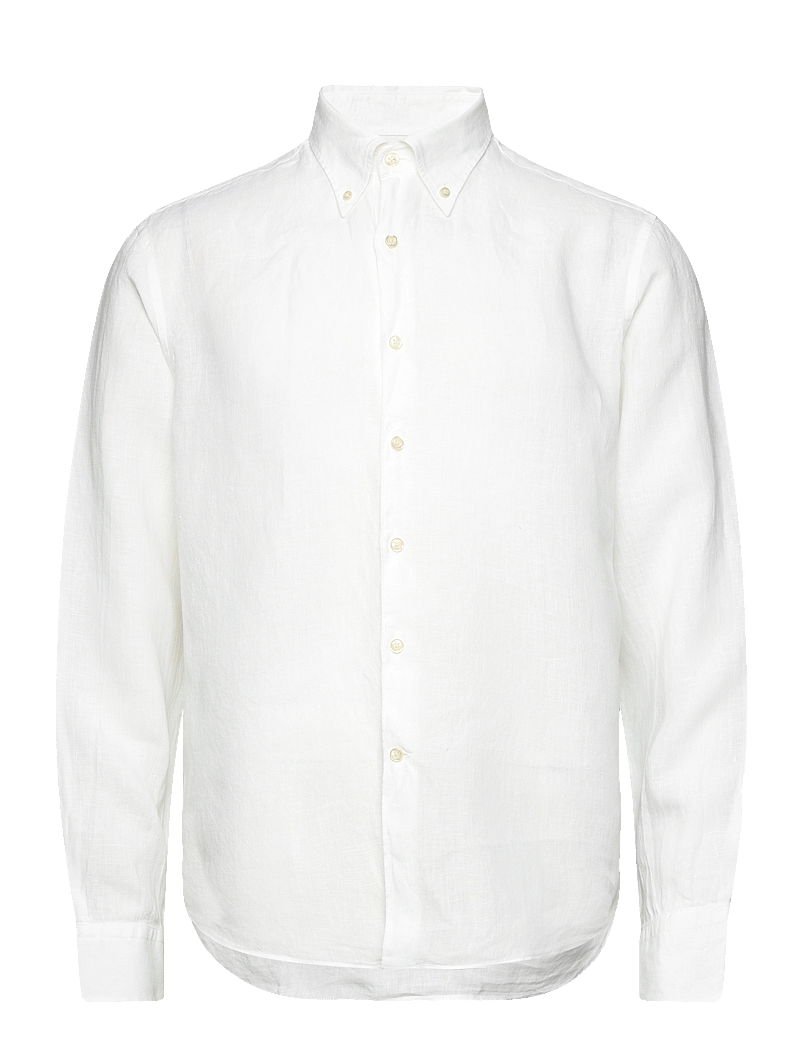 Oscar Jacobson - Reg Fit BD Signature Linen - optical white - 0