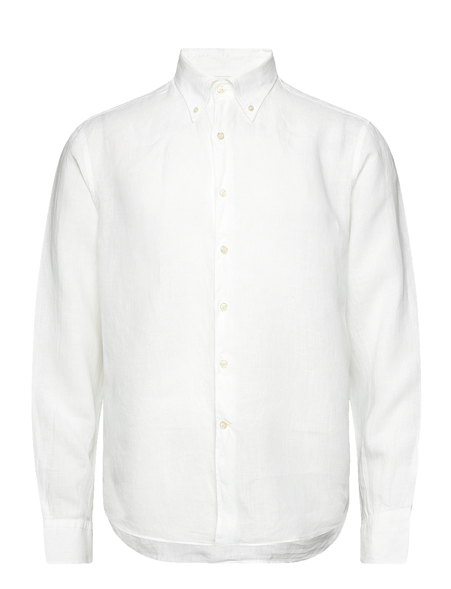 Oscar Jacobson - Reg Fit BD Signature Linen - optical white - 0
