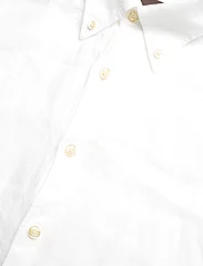 Oscar Jacobson - Reg Fit BD Signature Linen - basic skjortor - optical white - 3