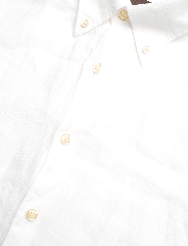 Oscar Jacobson - Reg Fit BD Signature Linen - optical white - 3