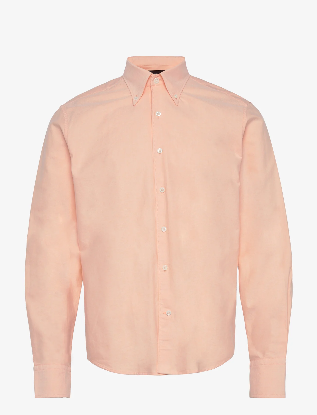 Oscar Jacobson - Reg Fit BD Casual Oxford - basic skjorter - orange flower - 0