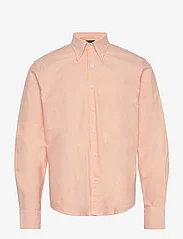 Oscar Jacobson - Reg Fit BD Casual Oxford - basic skjorter - orange flower - 0