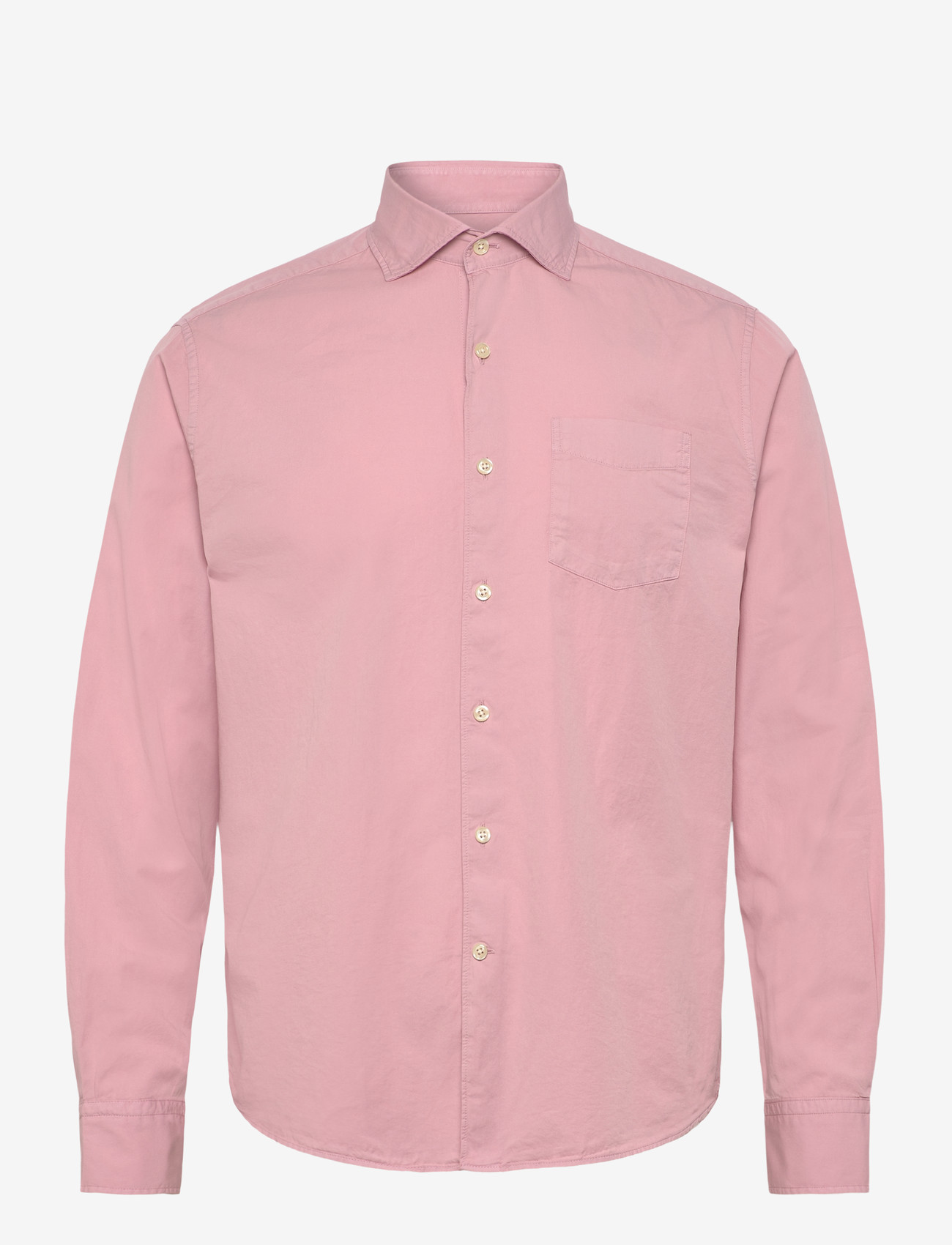 Oscar Jacobson - Reg Fit Wide Spread C GD Twill - basic skjorter - apricot pink - 0
