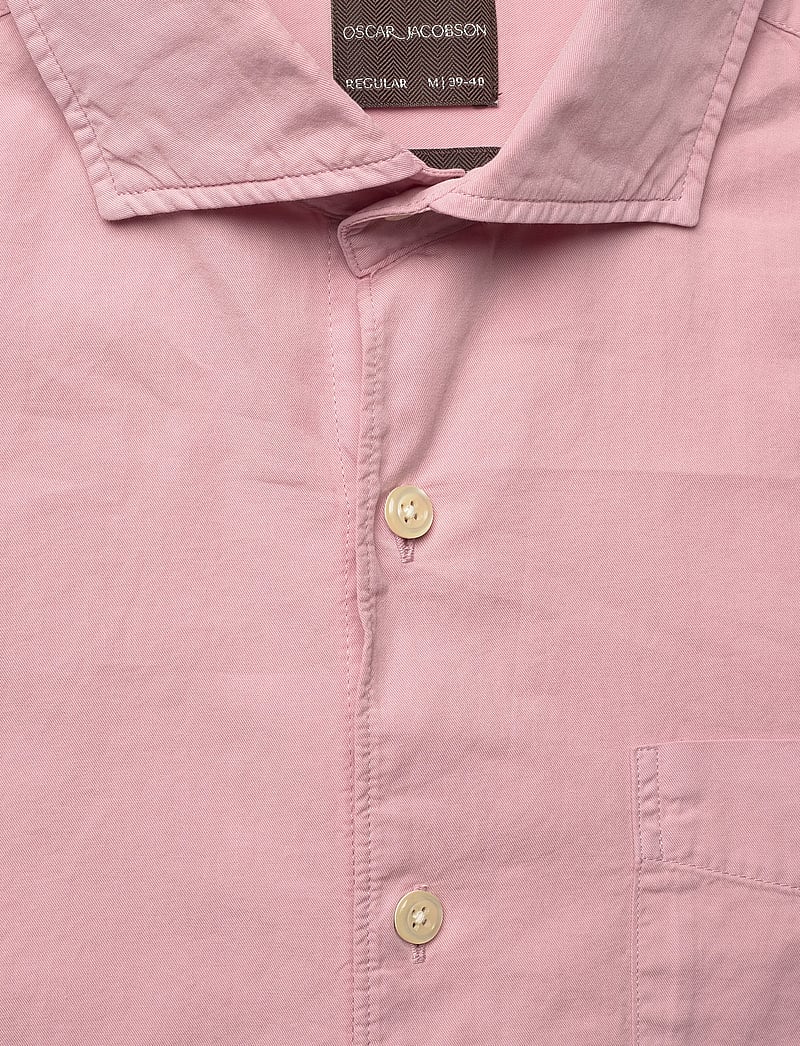 Oscar Jacobson - Reg Fit Wide Spread C GD Twill - basic skjorter - apricot pink - 2
