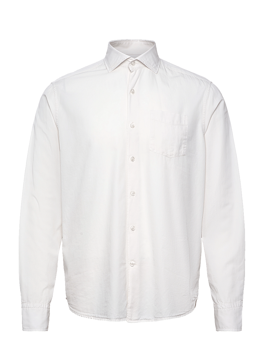 Oscar Jacobson - Reg Fit Wide Spread C GD Twill - basic-hemden - ecru white - 0