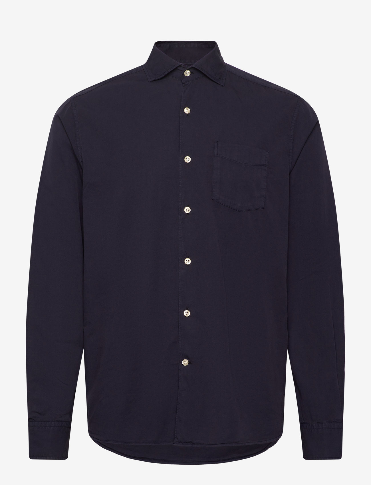 Oscar Jacobson - Reg Fit Wide Spread C GD Twill - tavalised t-särgid - night blue - 0