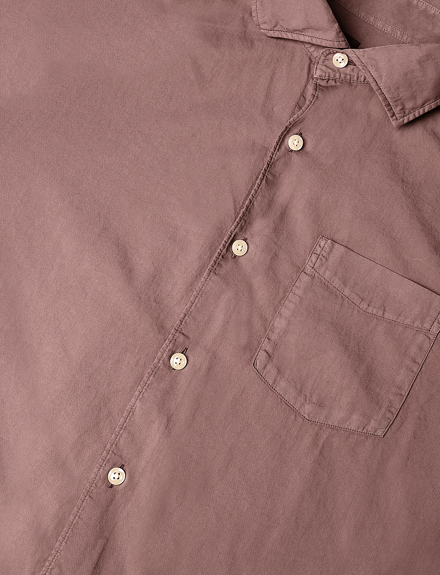 Oscar Jacobson - Reg Fit Wide Spread C GD Twill - basic-hemden - purple - 5