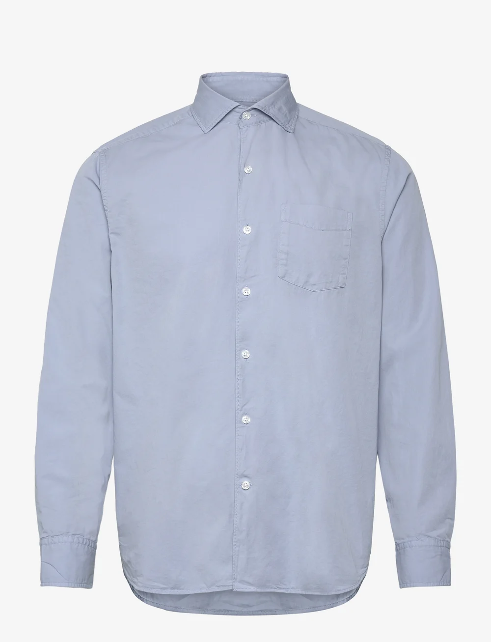 Oscar Jacobson - Reg Fit Wide Spread C GD Twill - basic skjorter - smog blue - 0