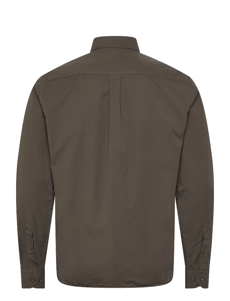Oscar Jacobson - Reg Fit Wide Spread C GD Twill - basic skjortor - tree green - 1