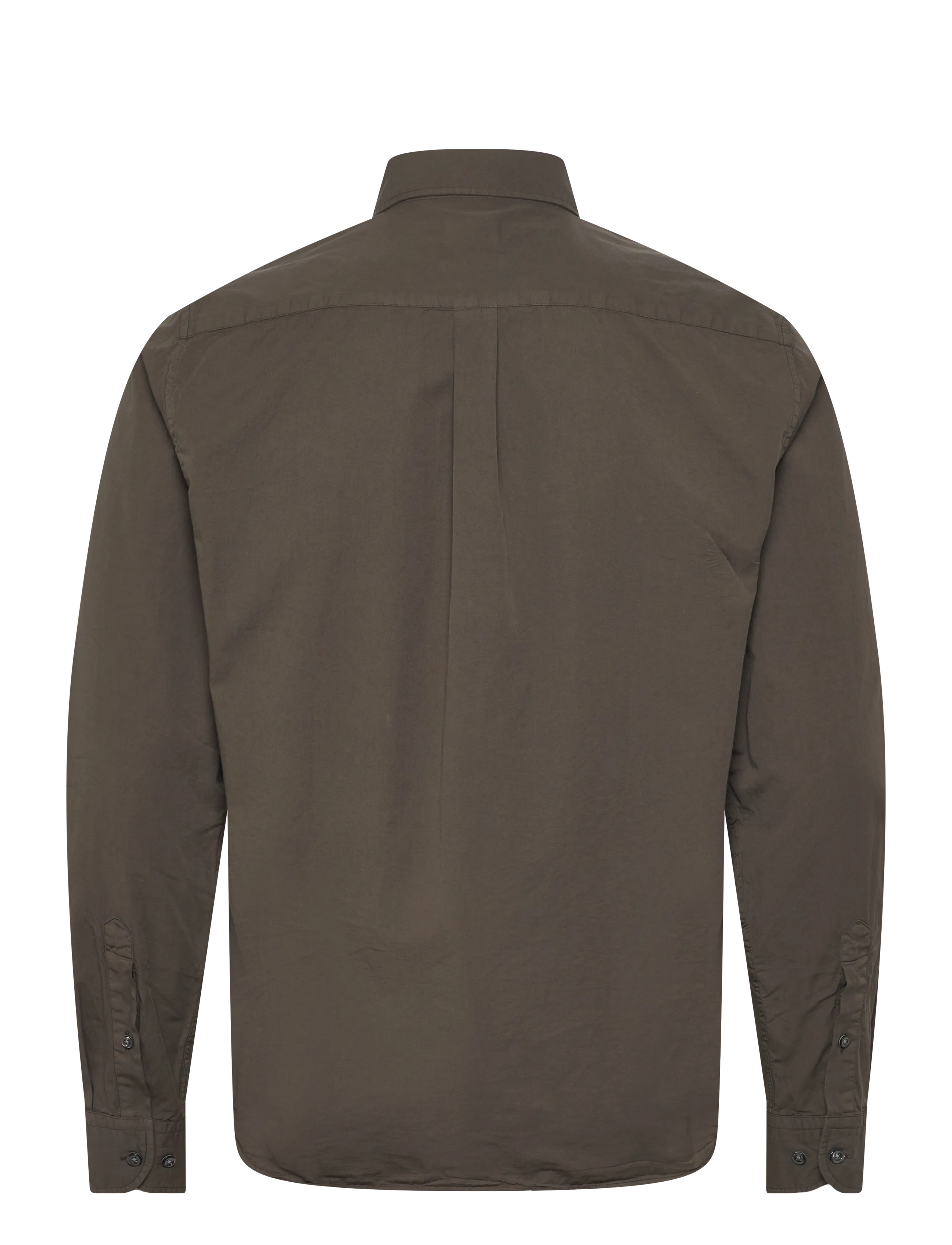 Oscar Jacobson - Reg Fit Wide Spread C GD Twill - basic-hemden - tree green - 1