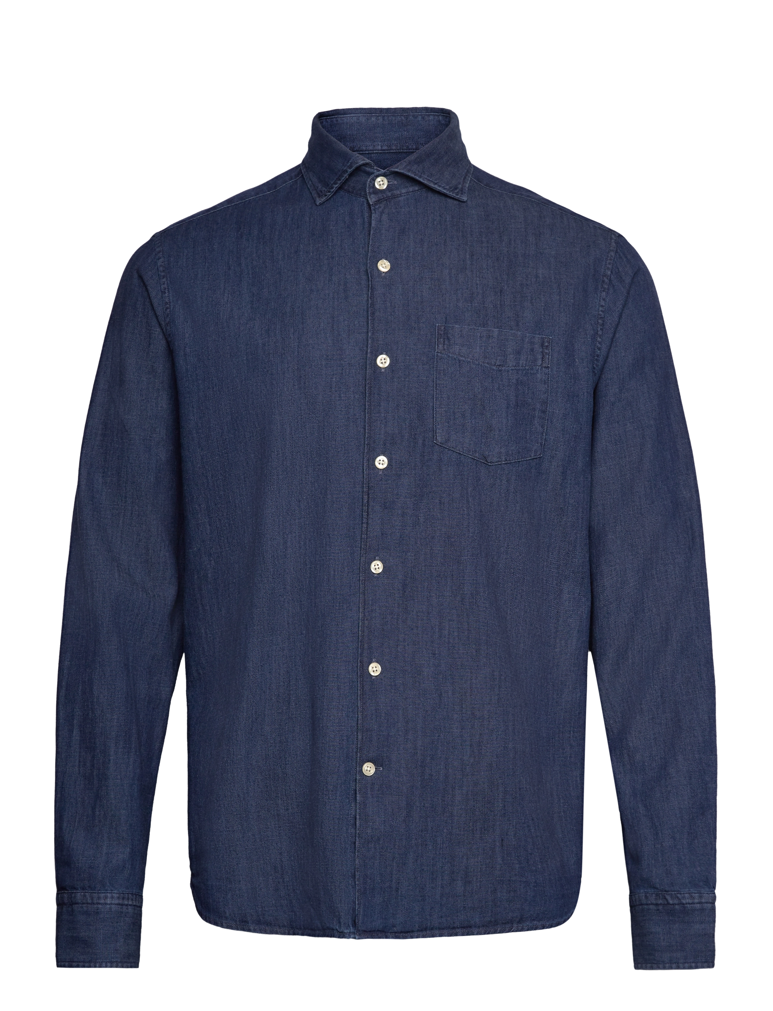 Oscar Jacobson Reg Fit Wide Spread C Dark Indigo - Oscar Jacobson - MIDNIGHT BLUE / blue