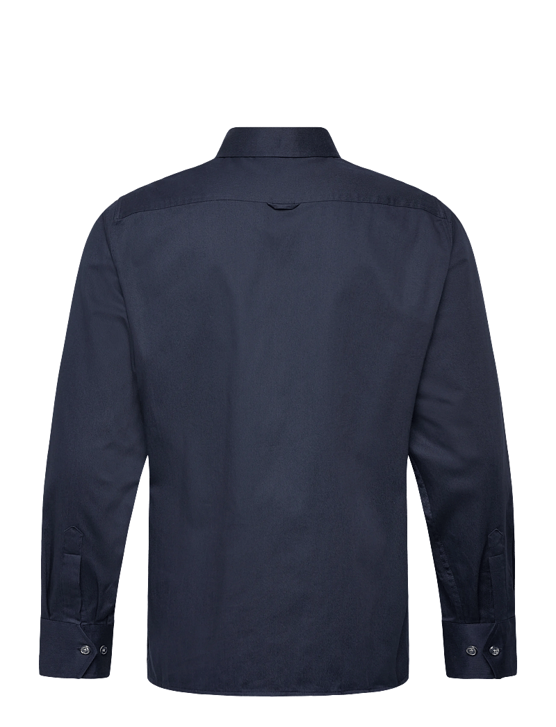 Oscar Jacobson - Straight Fit Bowling Collar Shirt - basic-hemden - navy sea - 1