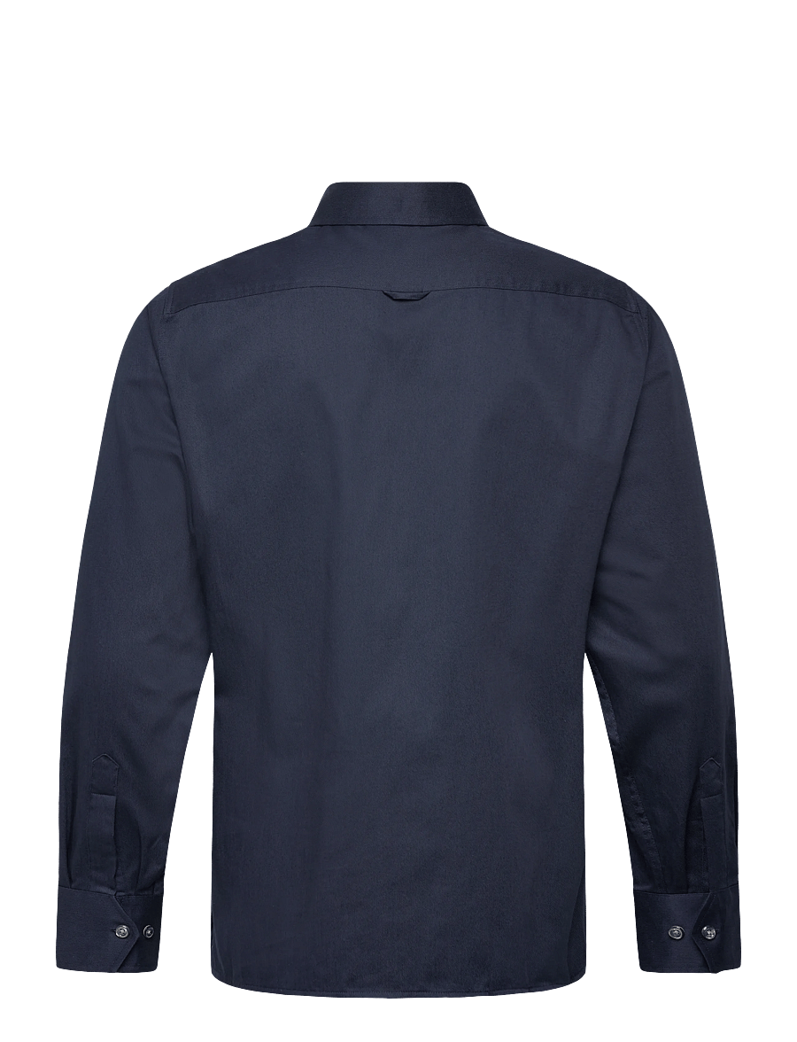Oscar Jacobson - Straight Fit Bowling Collar Shirt - basic skjorter - navy sea - 2