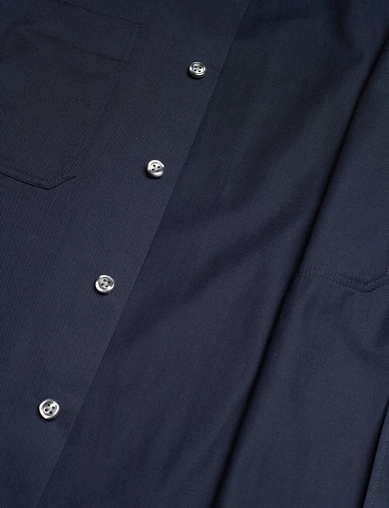 Oscar Jacobson - Straight Fit Bowling Collar Shirt - basic-hemden - navy sea - 3