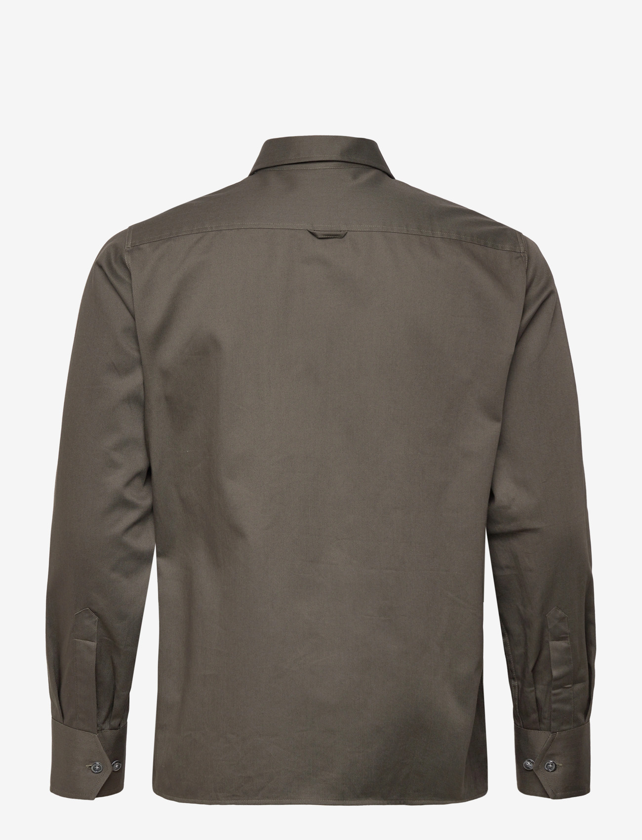 Oscar Jacobson - Straight Fit Bowling Collar Shirt - basic-hemden - nettle green - 1