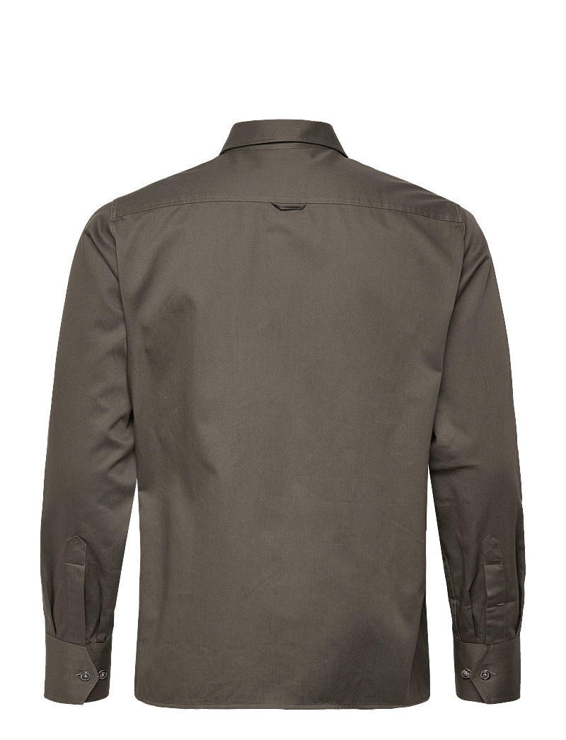 Oscar Jacobson - Straight Fit Bowling Collar Shirt - basic-hemden - nettle green - 1