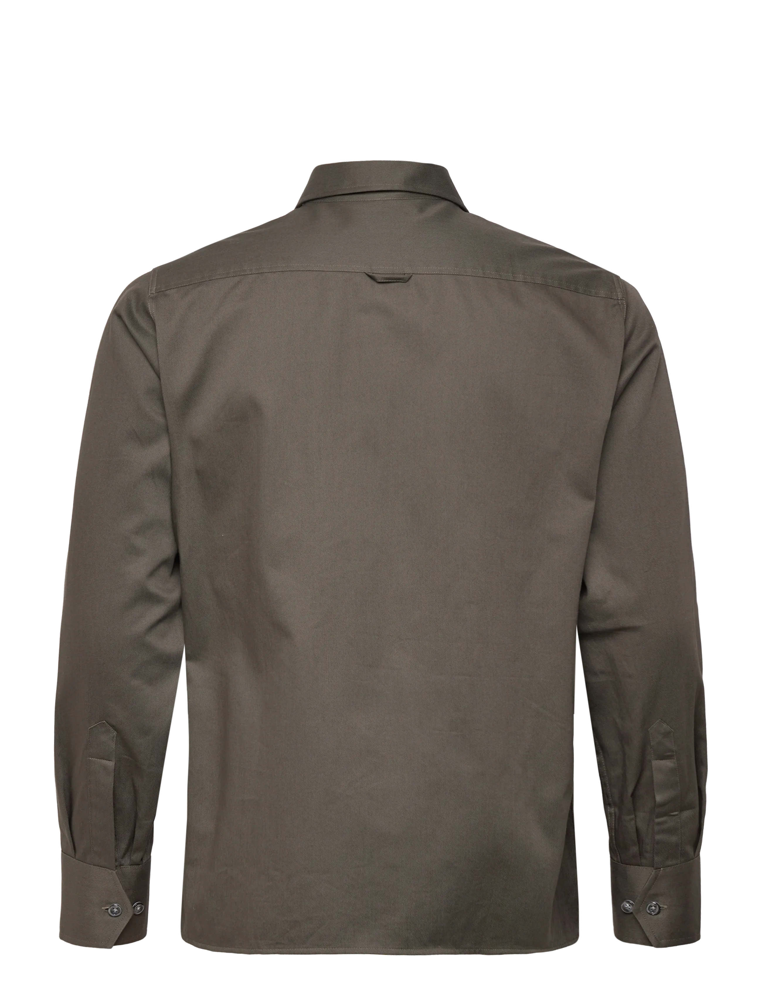 Oscar Jacobson - Straight Fit Bowling Collar Shirt - basic skjorter - nettle green - 1
