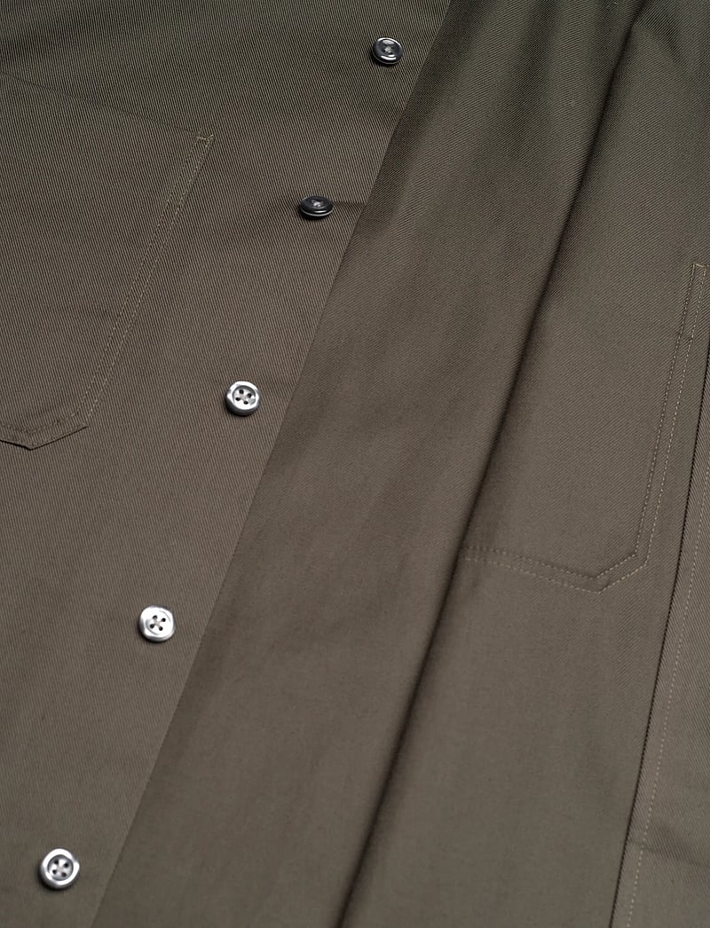 Oscar Jacobson - Straight Fit Bowling Collar Shirt - basic-hemden - nettle green - 3