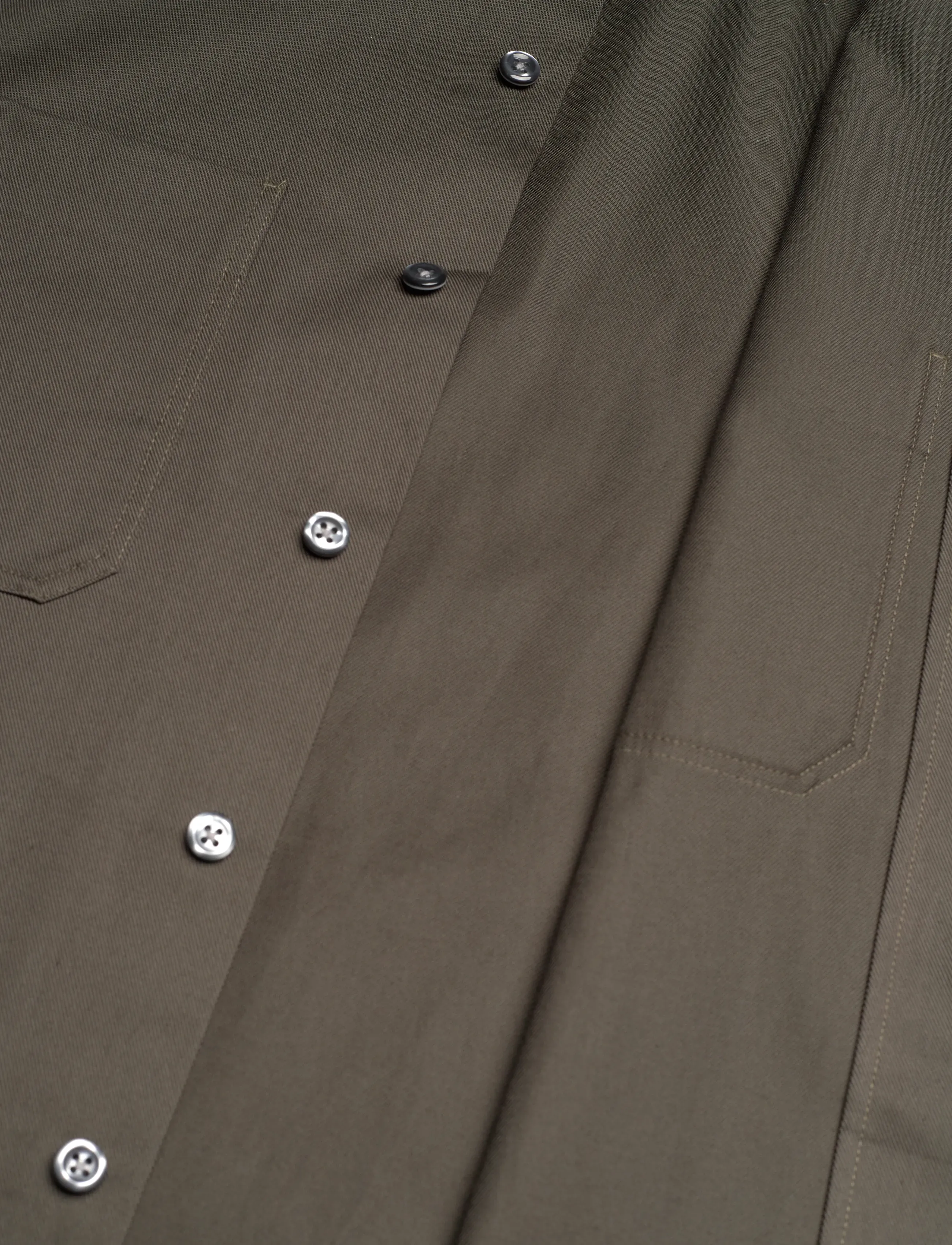 Oscar Jacobson - Straight Fit Bowling Collar Shirt - basic skjorter - nettle green - 3