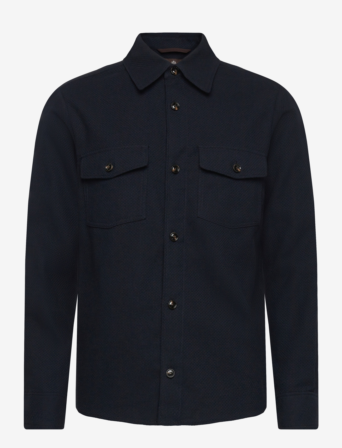 Oscar Jacobson - Magnus Shirt Jacket - shoppa efter tillfälle - navy - 0