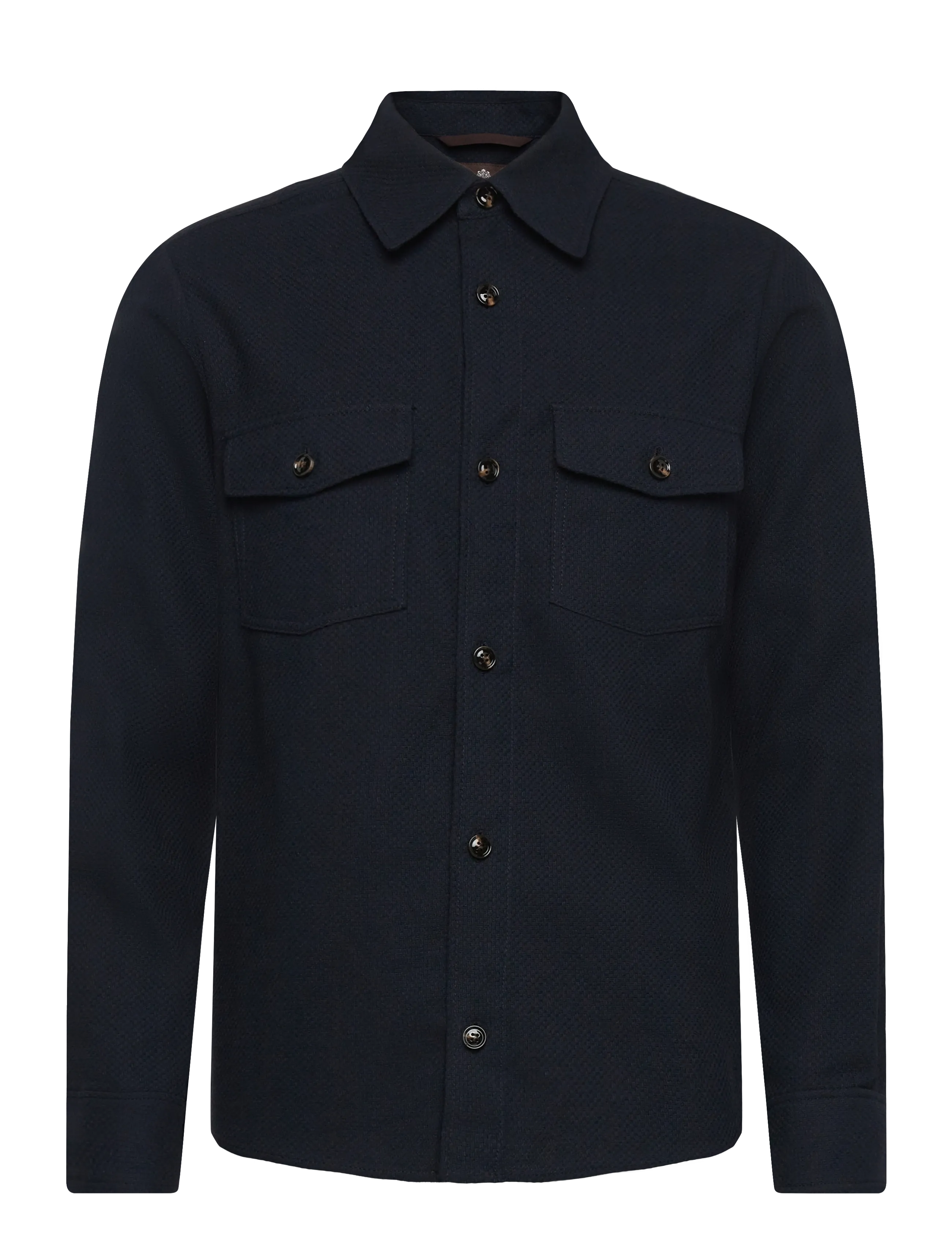 Oscar Jacobson Magnus Shirt Jacket - Oscar Jacobson - NAVY / navy