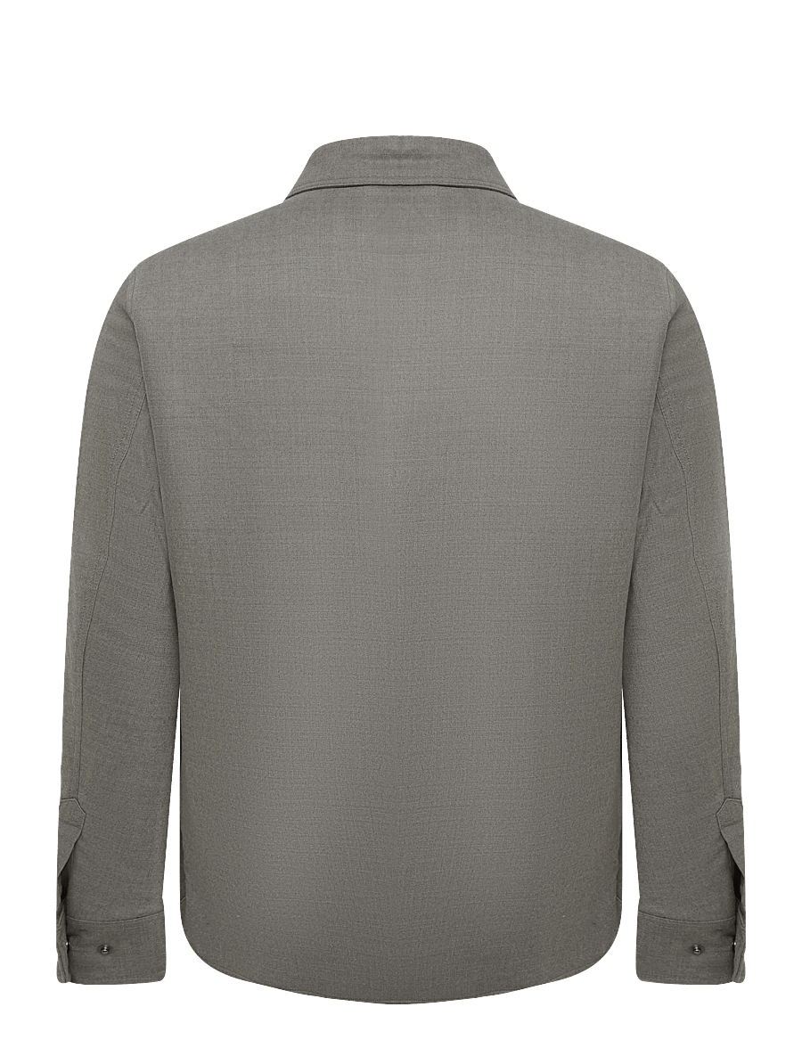 Oscar Jacobson - Flannel Shirt Jacket - hybrid-jacken - beige melange - 1