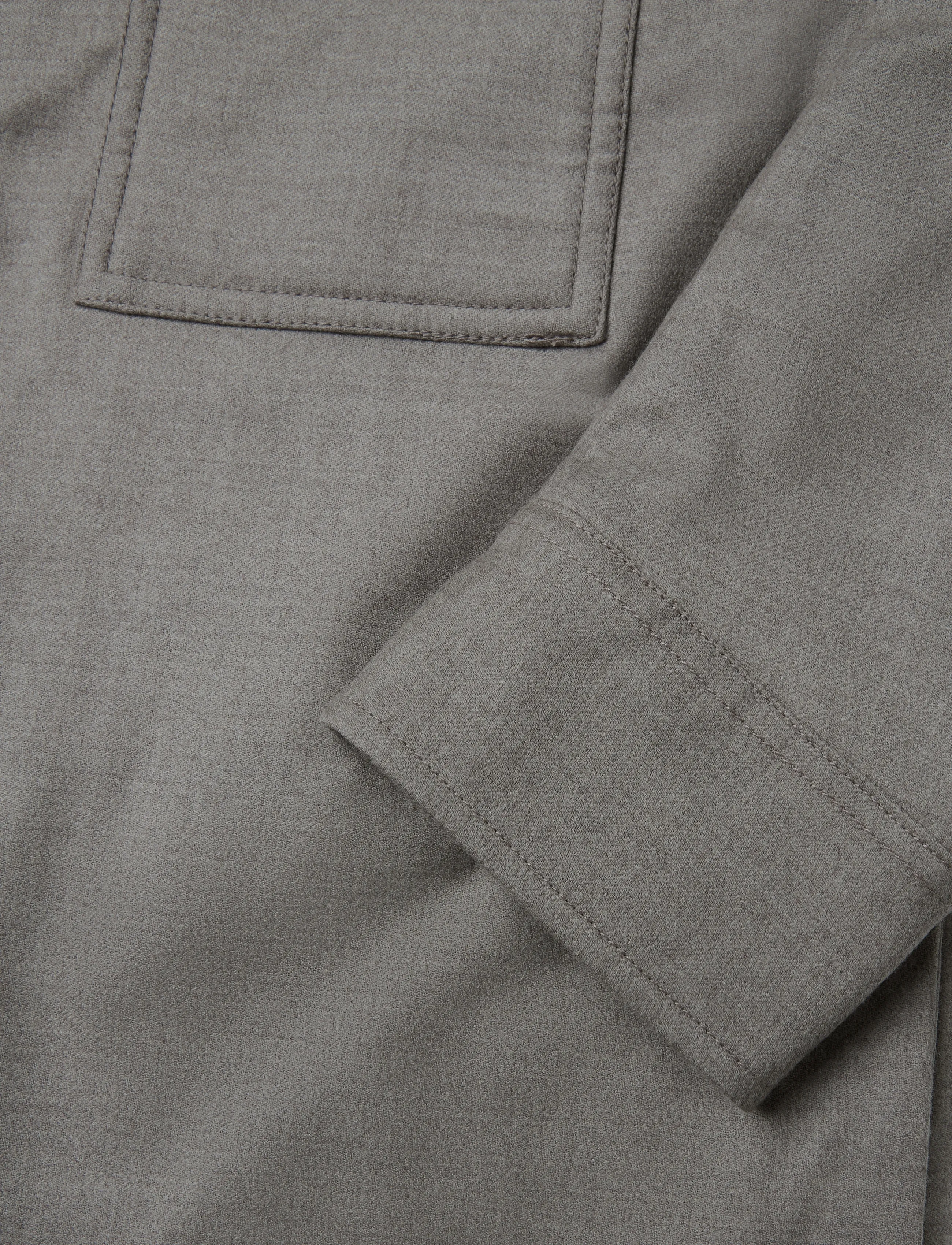 Oscar Jacobson - Flannel Shirt Jacket - hybrid-jacken - beige melange - 3